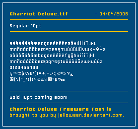 Charriot Deluxe Font