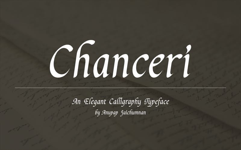 Chanceri script