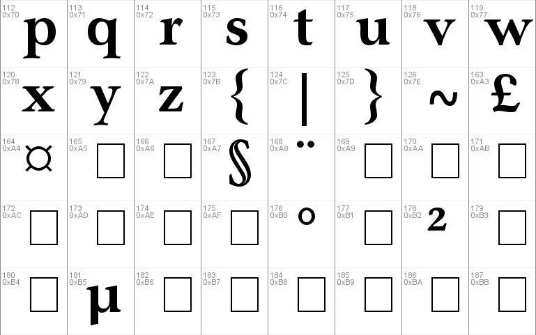 ClassicalSerif