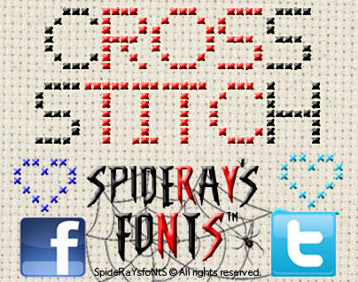 Cross Stitch Font Free Download