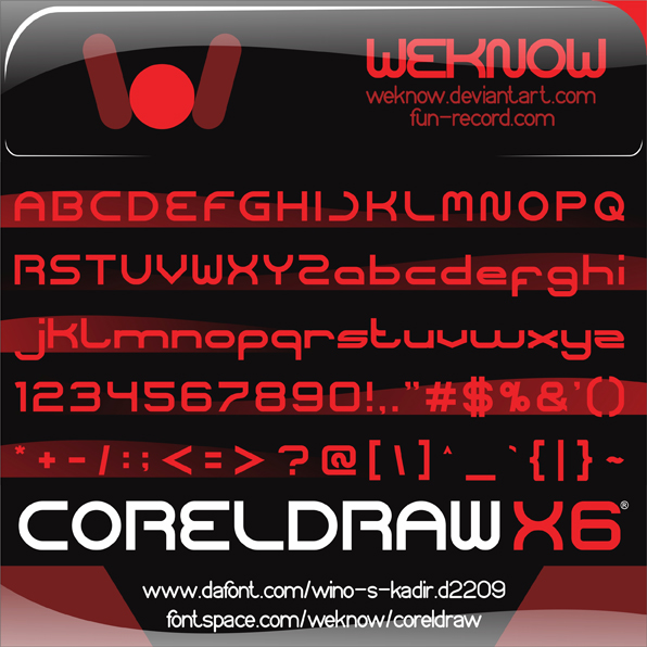 coreldraw font free download for windows 7