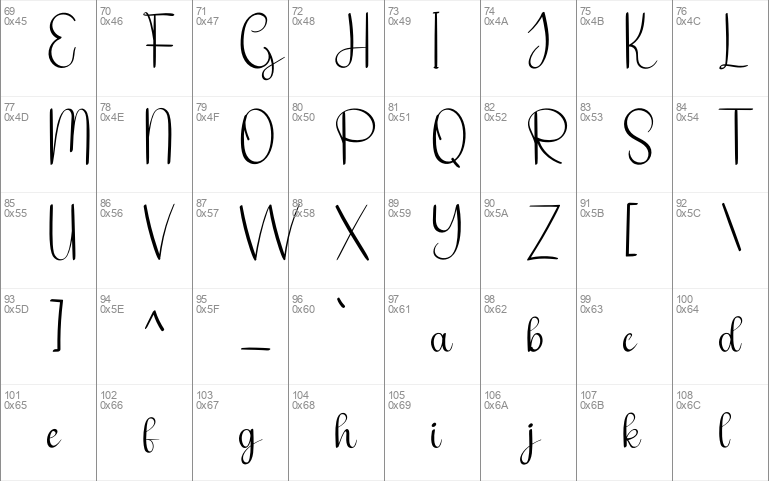 Calligraphy Windows font - free for Personal