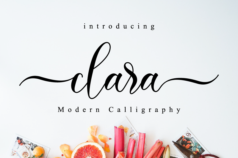 Clara calligraphy