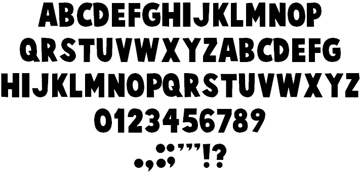 Cartoonist Windows font - free for Personal