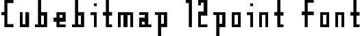Cubebitmap 12point Font