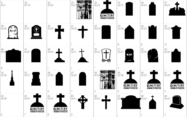 Cemetery Icons