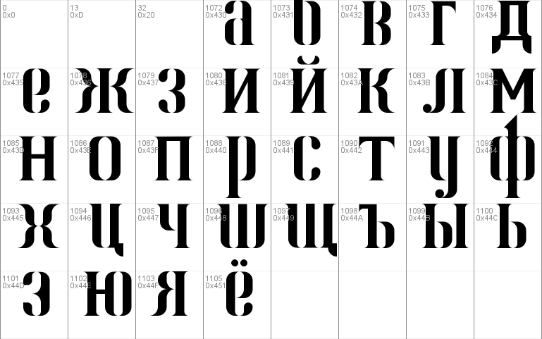 cyrillic fonts
