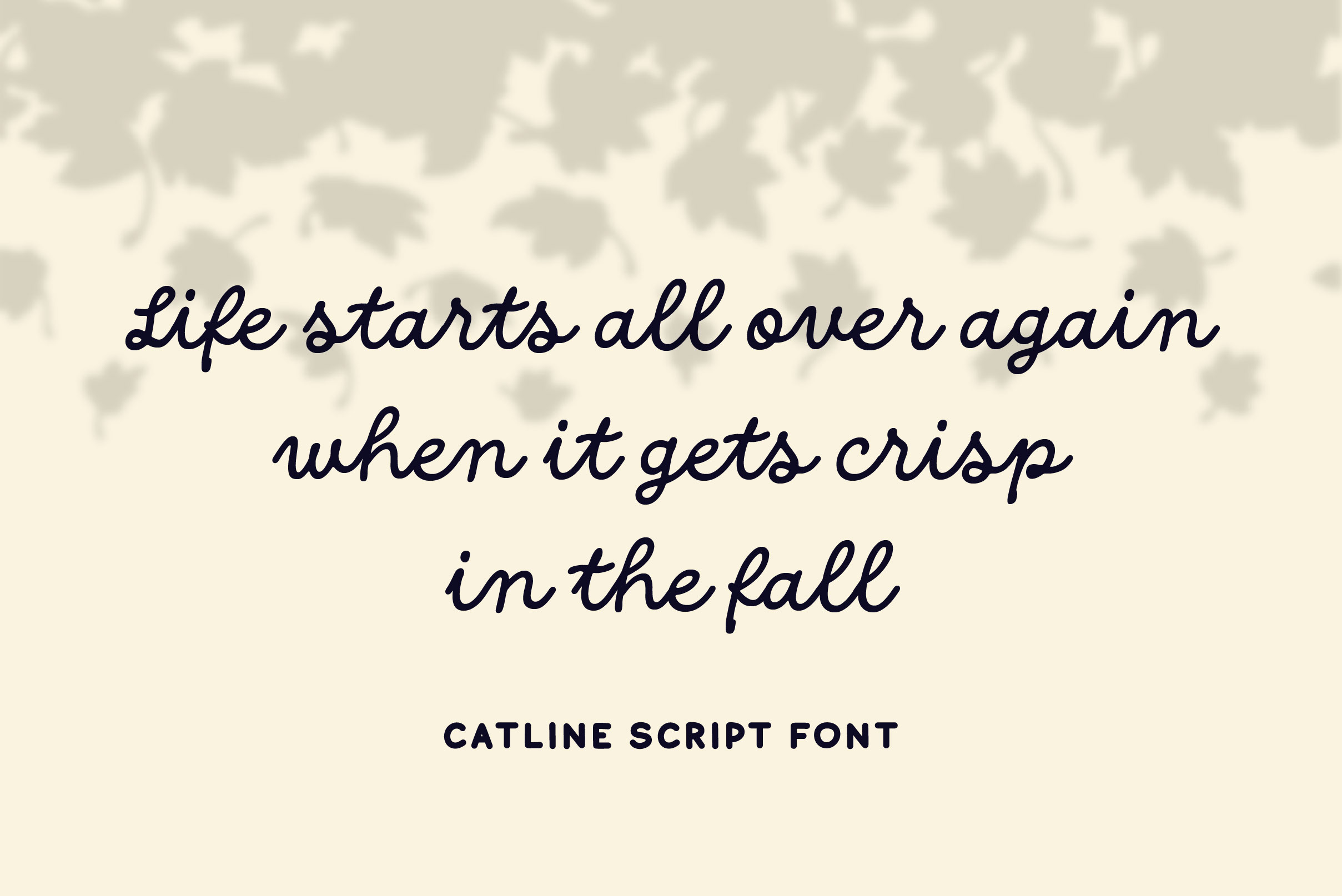 Catline Script Font