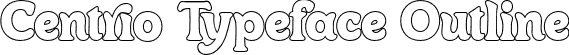 Centrio Typeface Outline