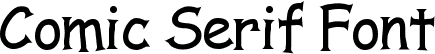 Comic Serif Font