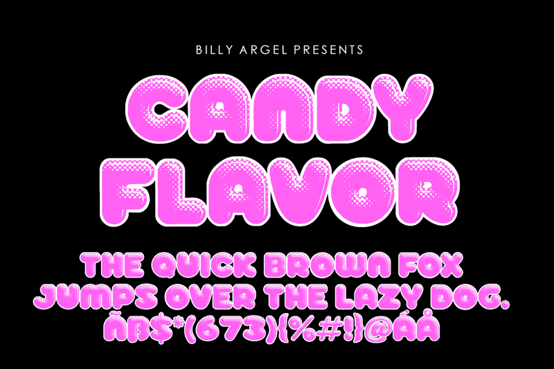 CANDY FLAVOR BACKGROUND