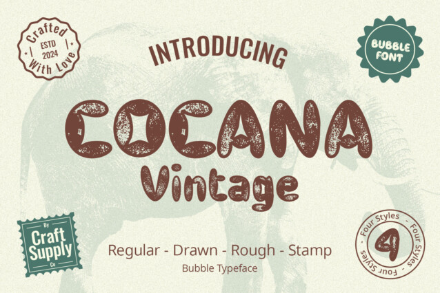 Cocana Vintage Demo Stamp