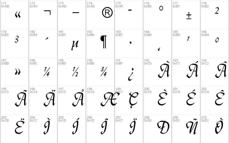 CaravanScript-CondensedRegular