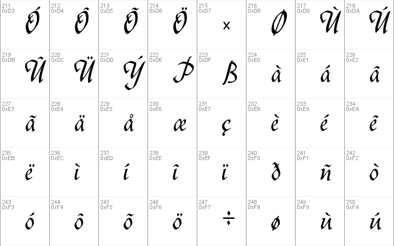 CaravanScript-CondensedRegular