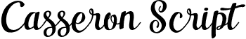 Casseron Script