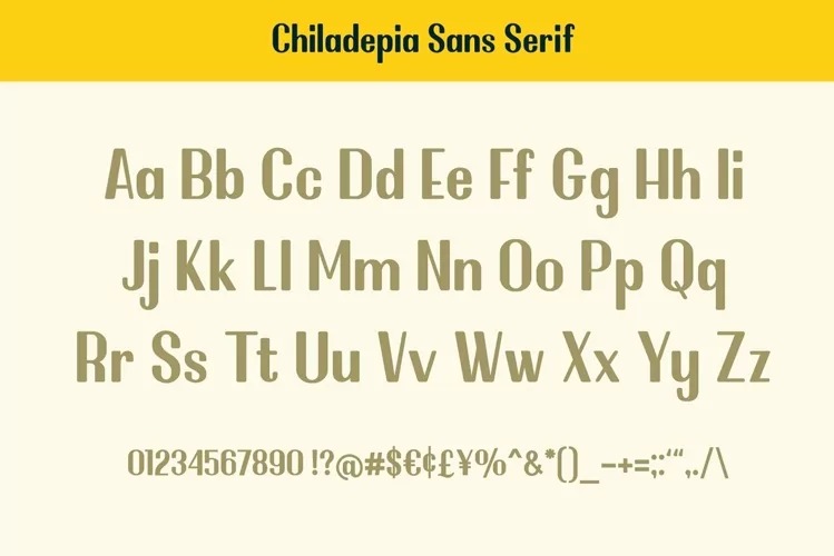 Chiladepia Sans Serif DEMO