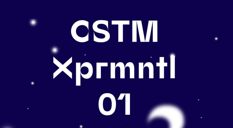 CSTM XPRMNTL 01 30082017