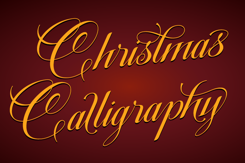 Christmas Calligraphy-Personal