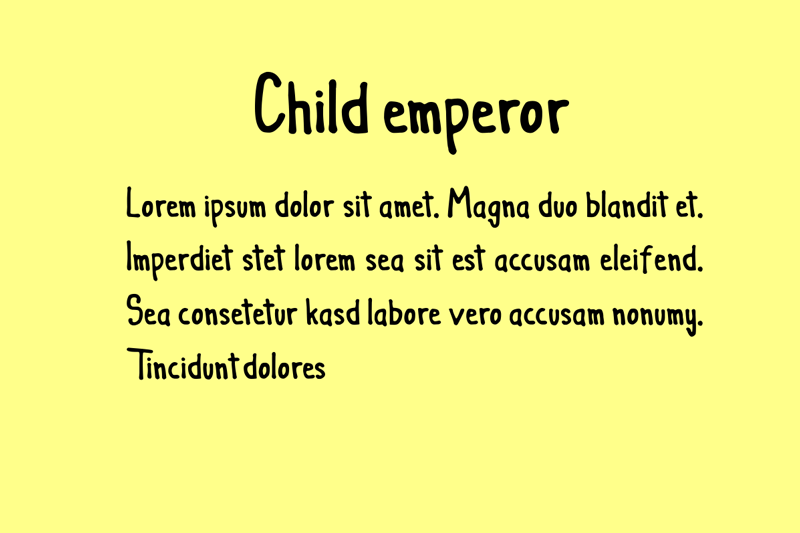 Child emperor