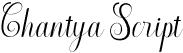 Chantya Script