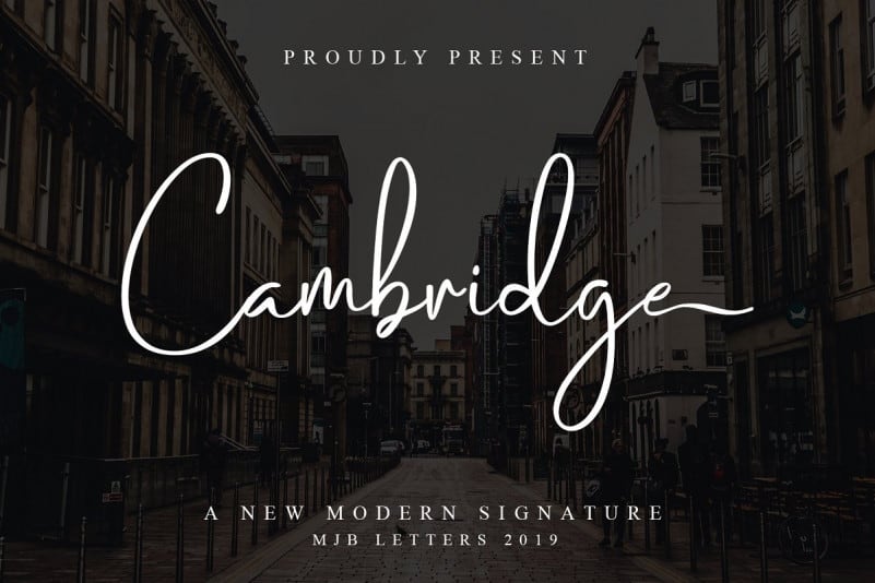 Cambridge script light