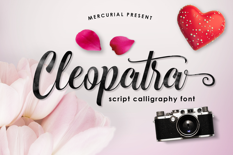 Cleopatra calligraphy