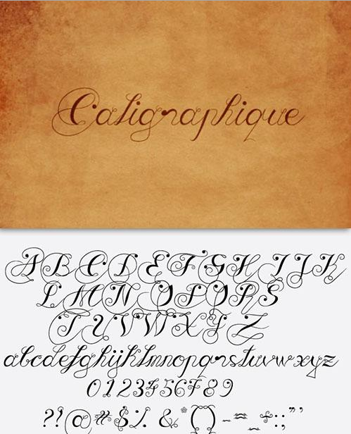 caligraphique