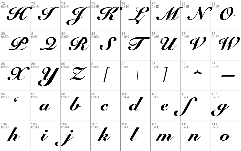 cursive fonts compatible with all windows versions