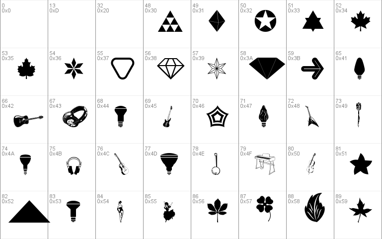 Cornucopia of Dingbats Nine