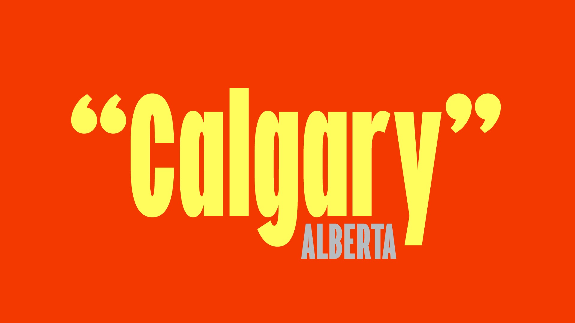 Calgary Bold Condensed