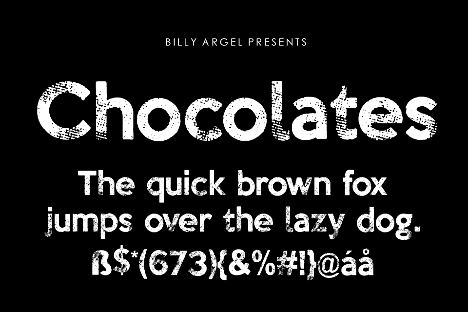 Chocolates Italic