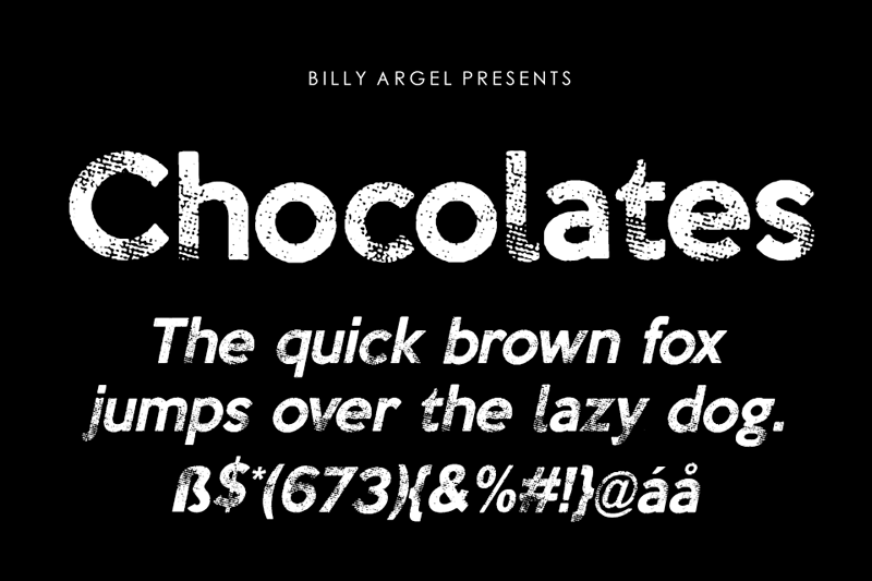 Chocolates Italic