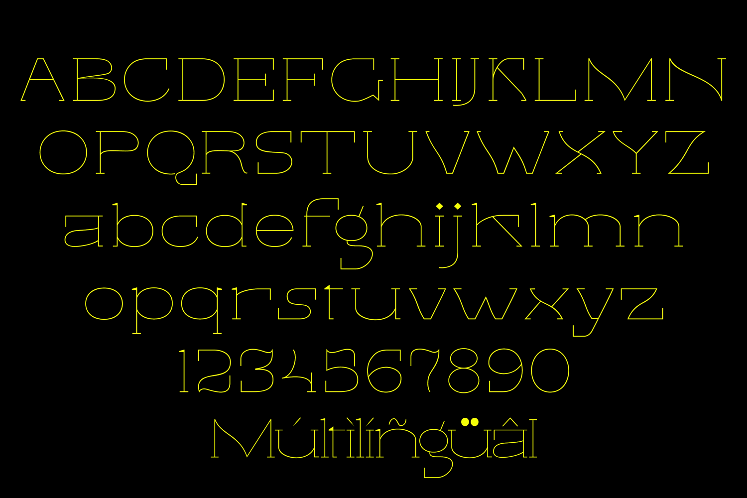 Circle Thin Font