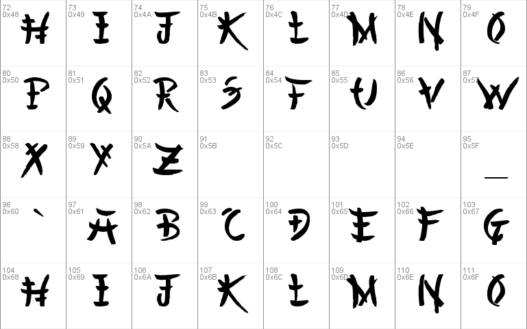 free chinese style english fonts