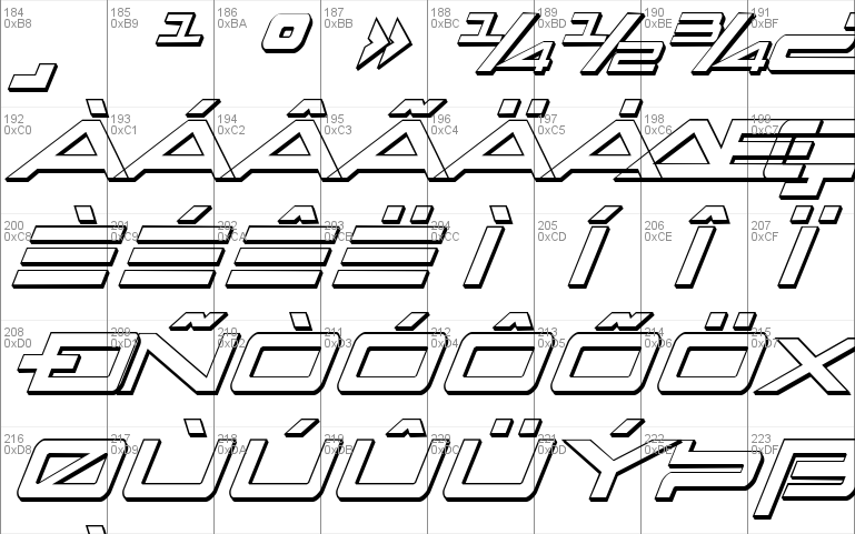 Capella 3D Condensed Italic