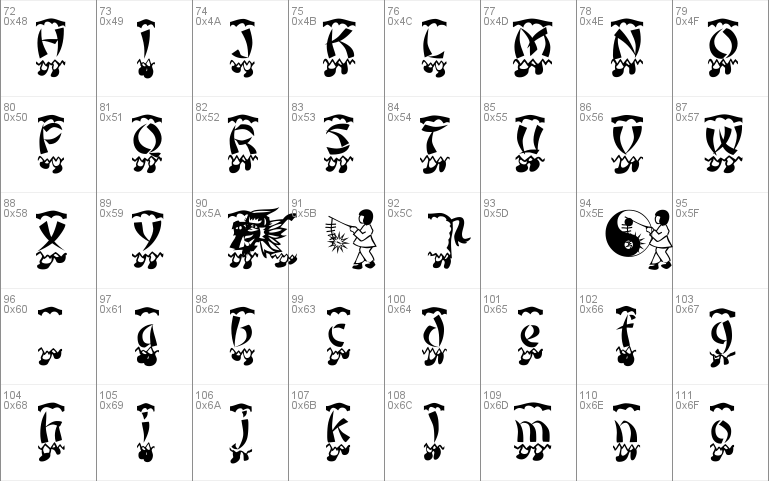 chinese fonts for windows