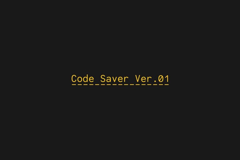 Code Saver