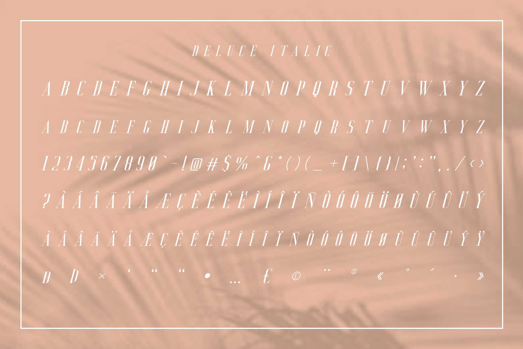 Deluce Free Font Free For Personal