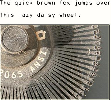 Daisy Wheel