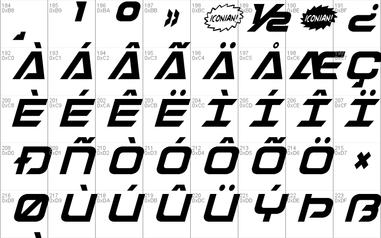 Dameron Condensed Italic