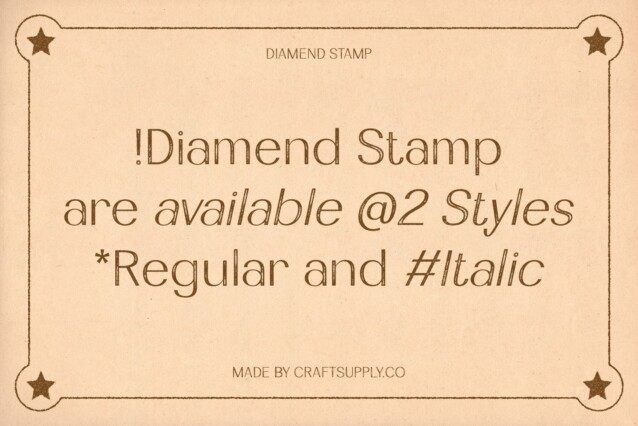 Diamend Stamp Demo