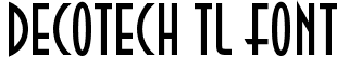DecoTech TL Font
