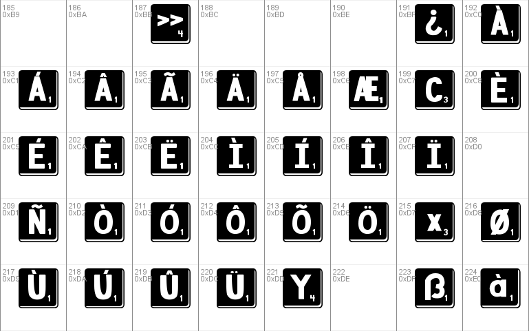 DJB Letter Game Tiles 3