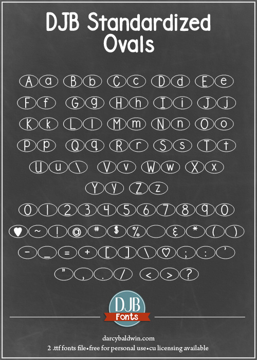 DJB Standardized Test Oval