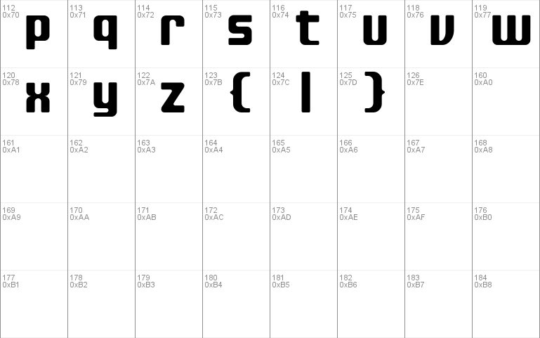 disc_black Font