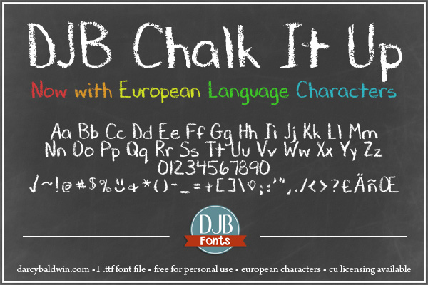 DJB Chalk It Up