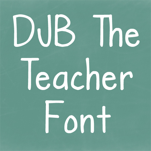 DJB The Teacher Font