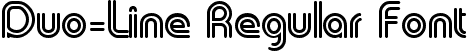 Duo-Line Regular Font