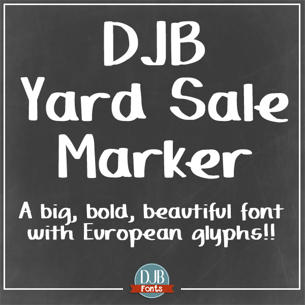 DJB Yard Sale Marker