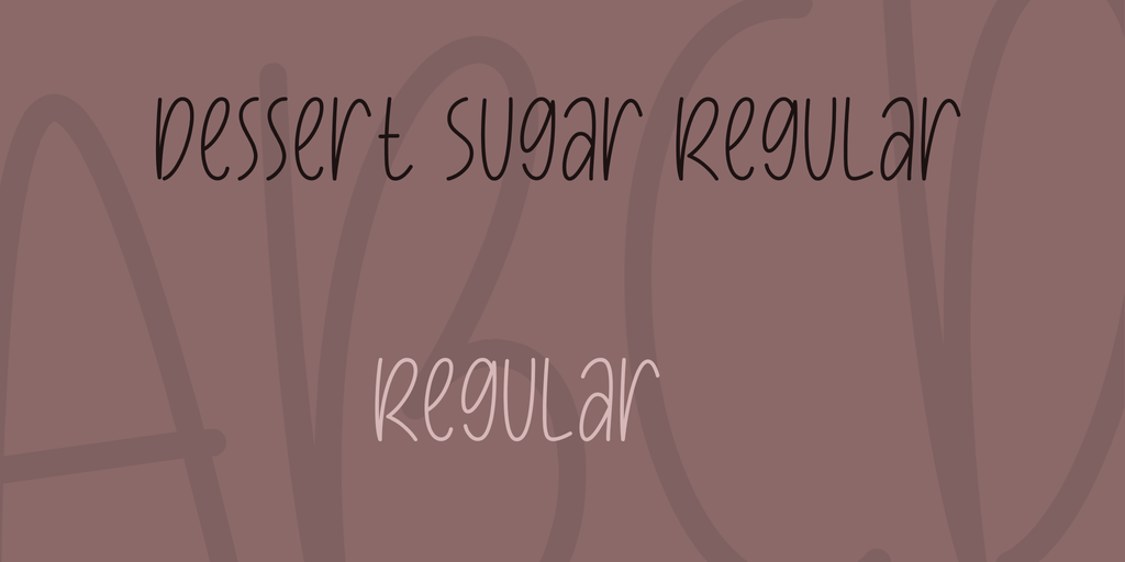 Dessert Sugar Regular